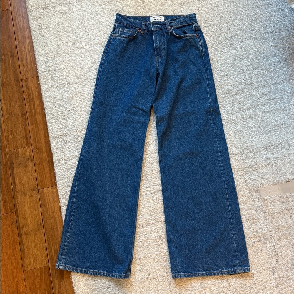 Reformation Cary Low-Rise Wide-Leg Jeans - Picture 3 of 6